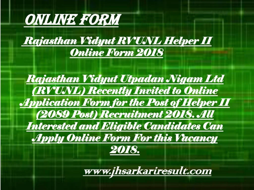 online form