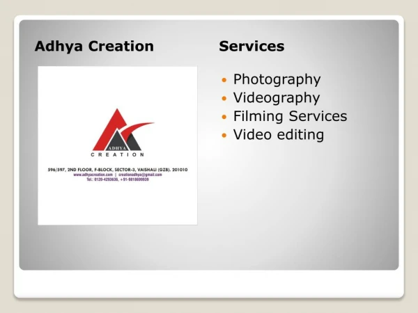 Photography | Videography | Filming Services
