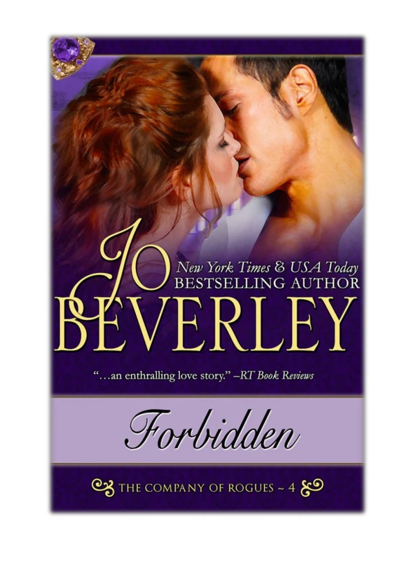 [PDF] Free Download Forbidden (The Company of Rogues Series, Book 4) By Jo Beverley