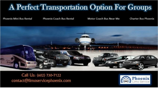 A Perfect Transportation Option For Groups-converted with Coach Bus Rental in Phoenix