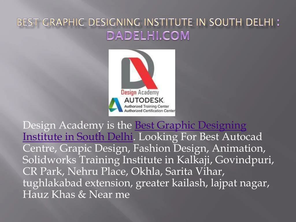 best graphic designing institute in south delhi dadelhi com