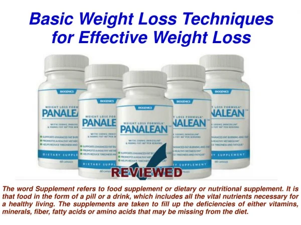 Ways To Successful Weight Loss Supplement