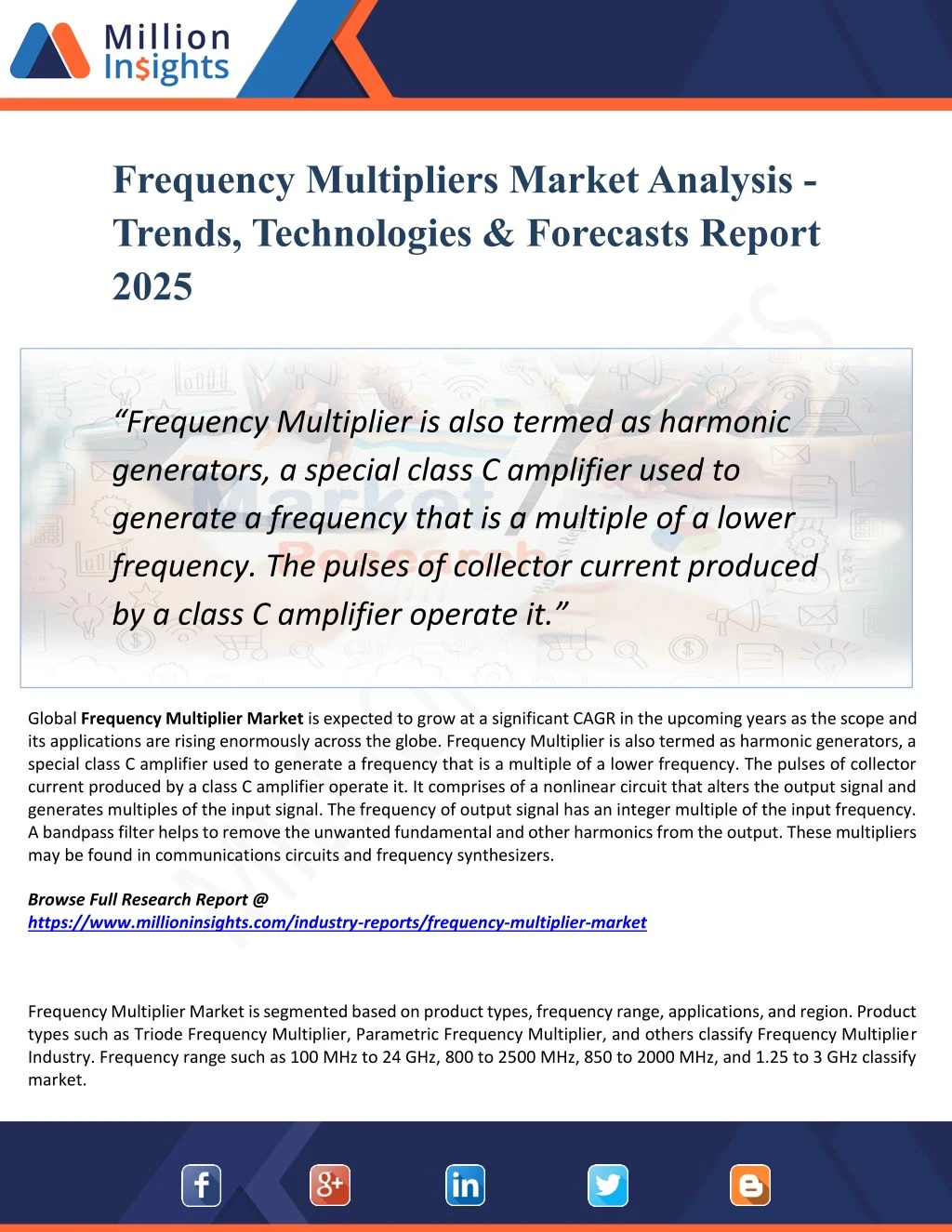 frequency multipliers market analysis trends