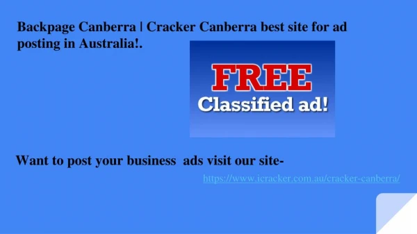 - Backpage Canberra | Cracker Canberra | backpageescorts