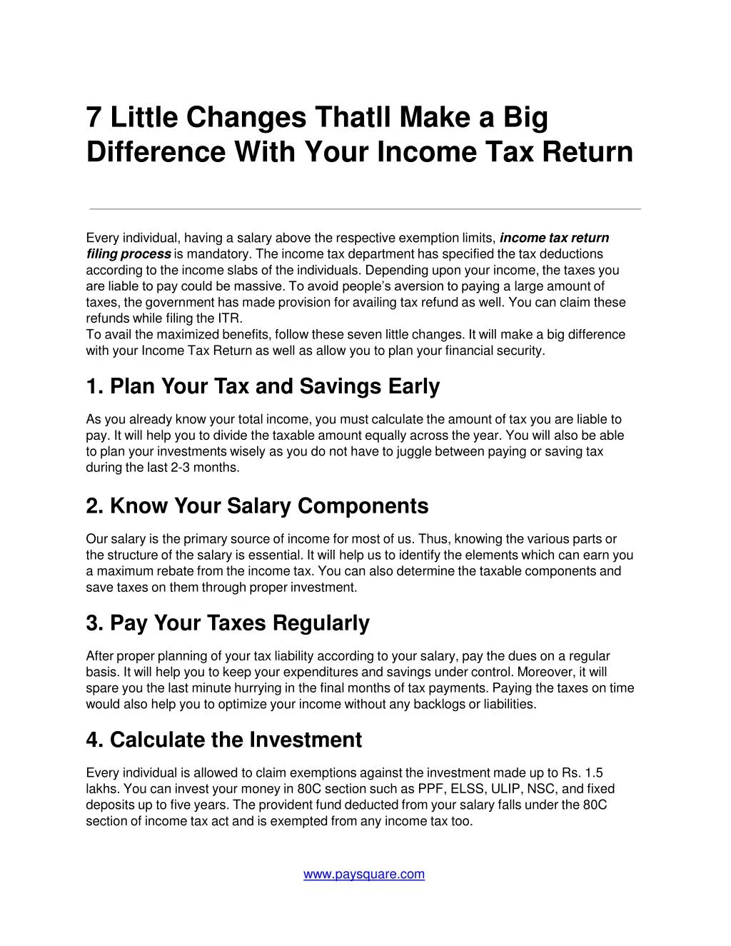 7 little changes thatll make a big difference with your income tax return