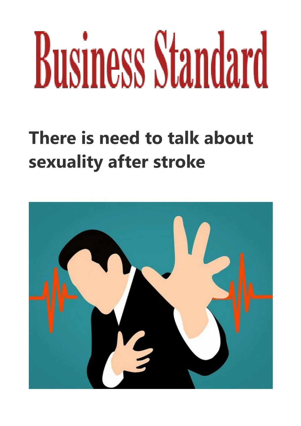 there is need to talk about sexuality after stroke
