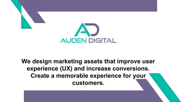 Highly Optimized Marketing Assets - Auden Digital