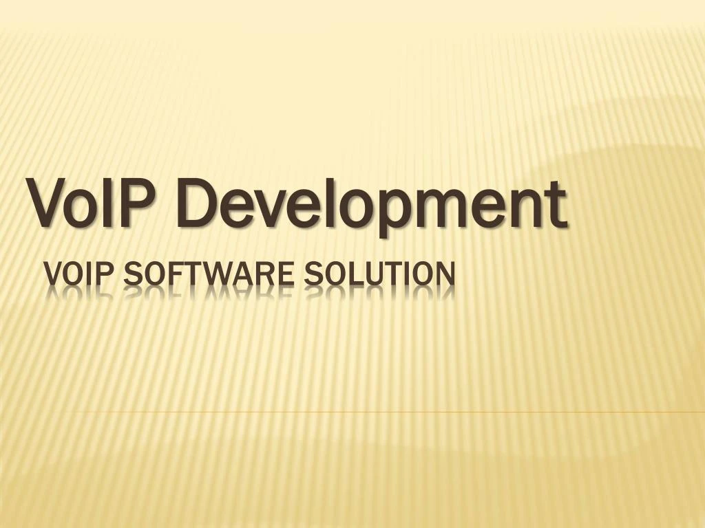 voip development