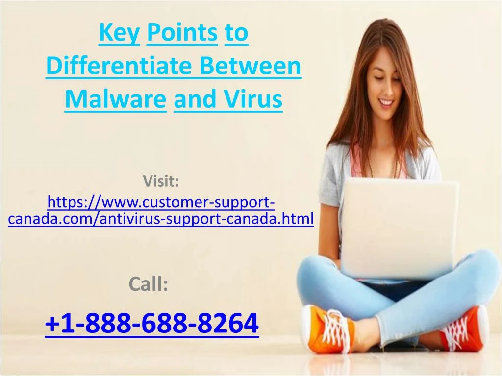 key points to differentiate between malware and virus
