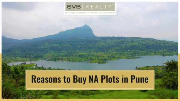 Top 6 Reasons to Buy NA Plots in Pune