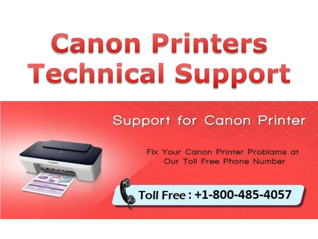 canon printers technical support