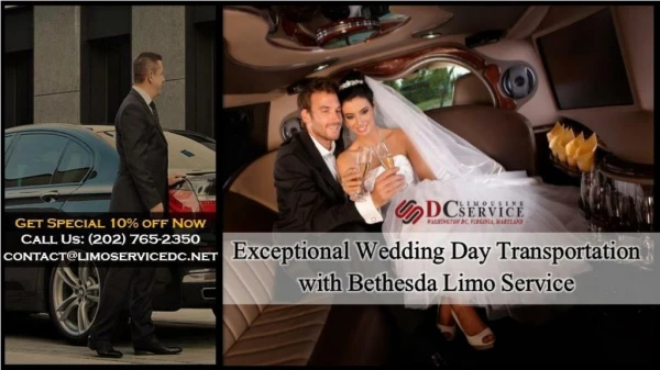 Exceptional Wedding Day Transportation with Bethesda Limo Service