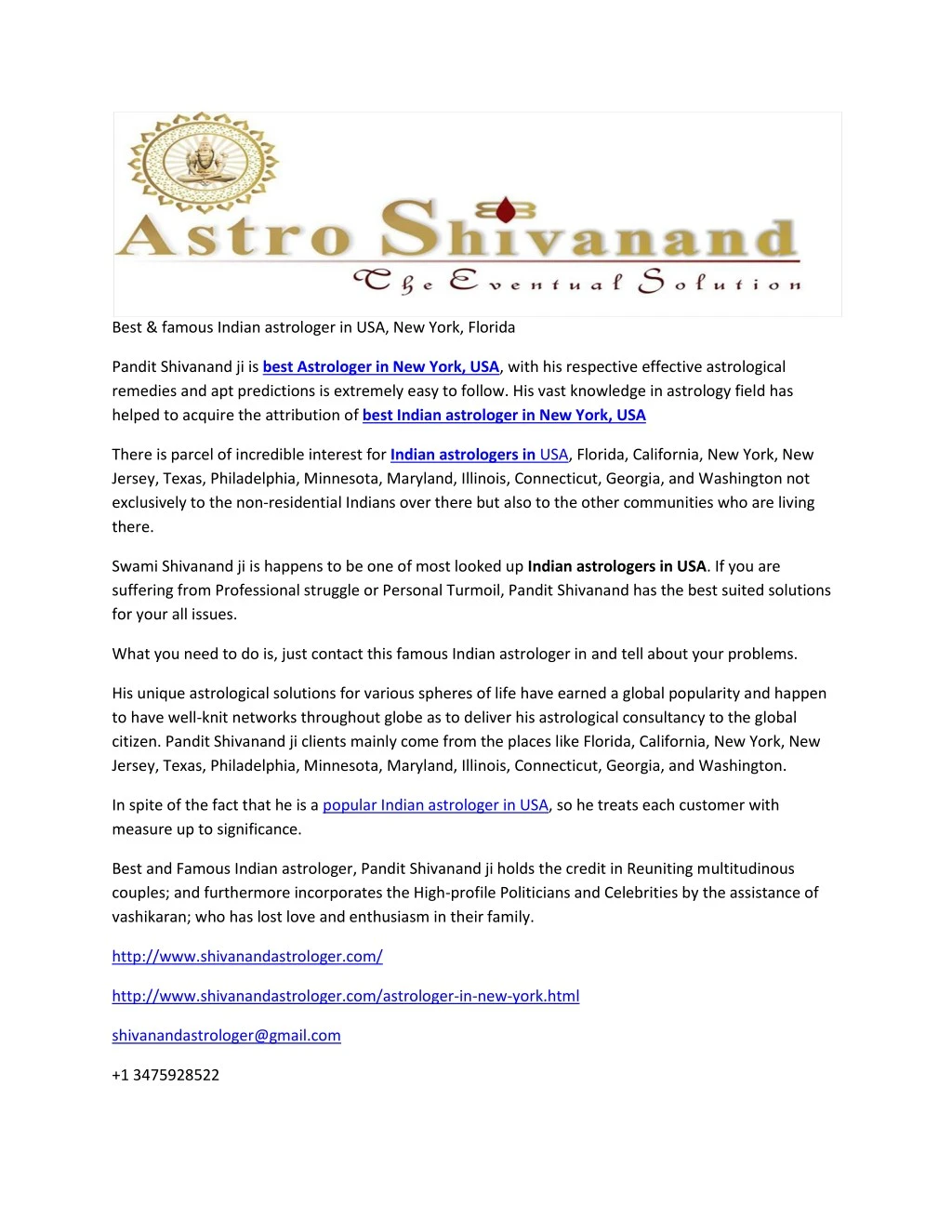 best famous indian astrologer in usa new york