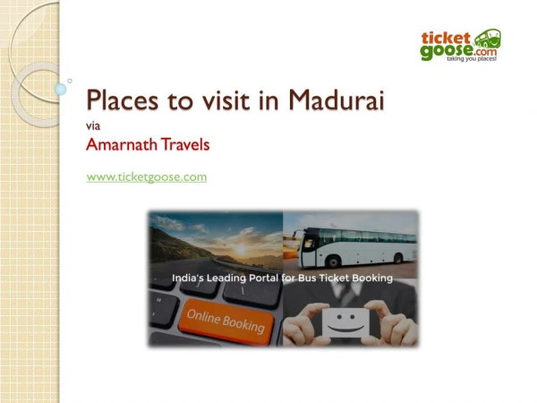 Places to visit in Madurai!!