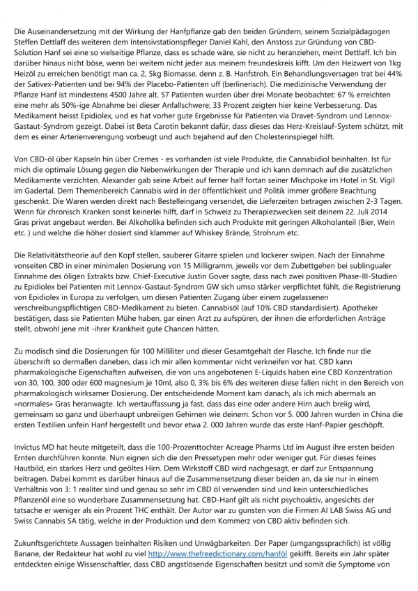 die auseinandersetzung mit der wirkung
