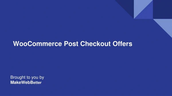 How to upsell via post checkout offer | PPT