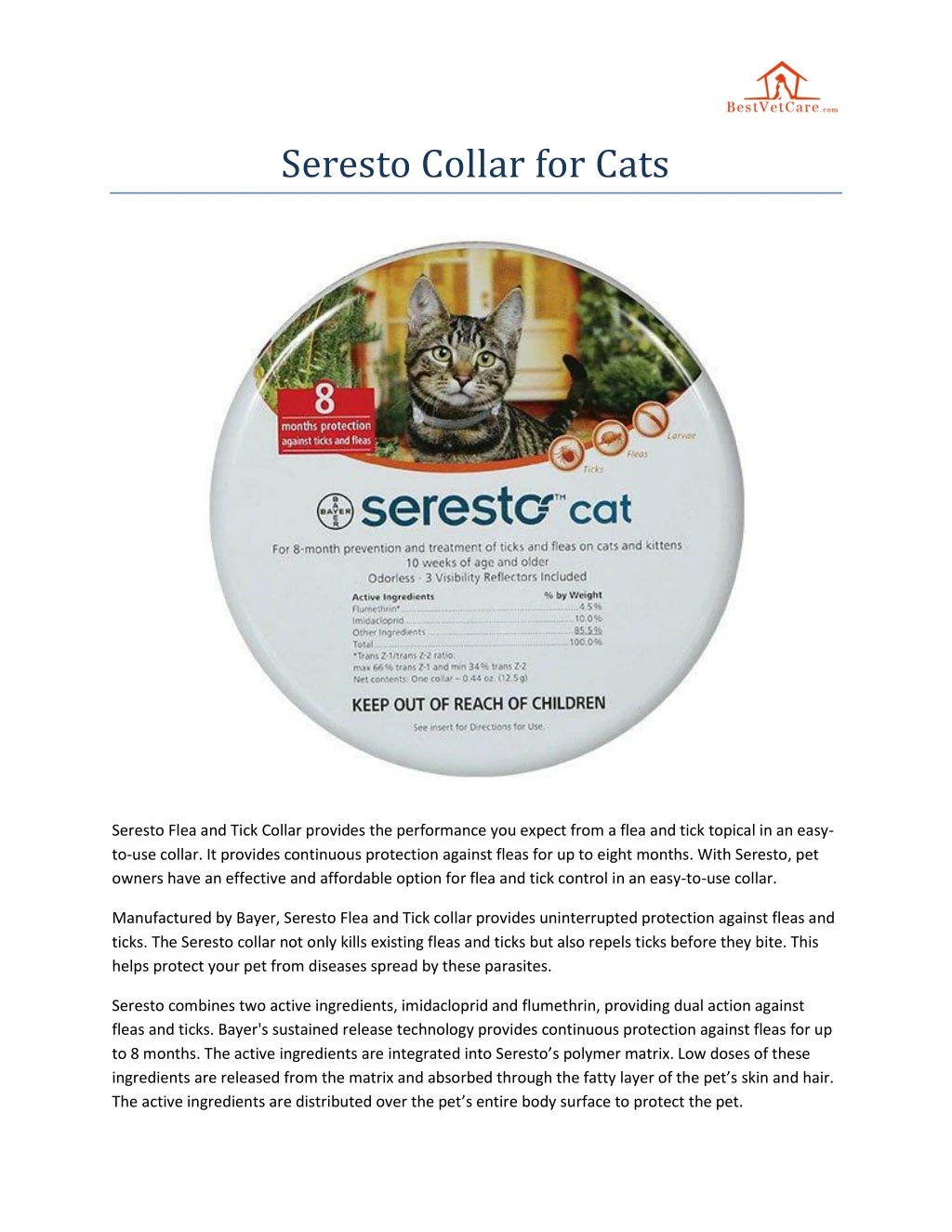 seresto collar for cats