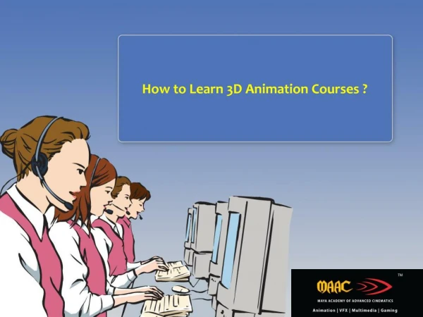 Enroll for 3D Animation Courses in Mumbai
