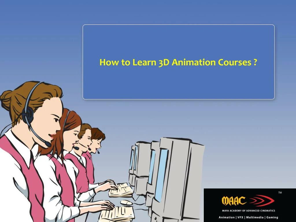how to learn 3d animation courses