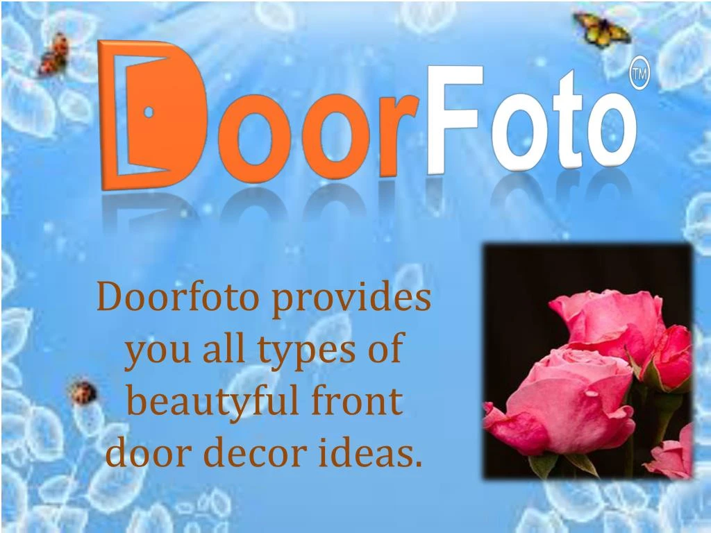 doorfoto provides you all types of beautyful front door decor ideas