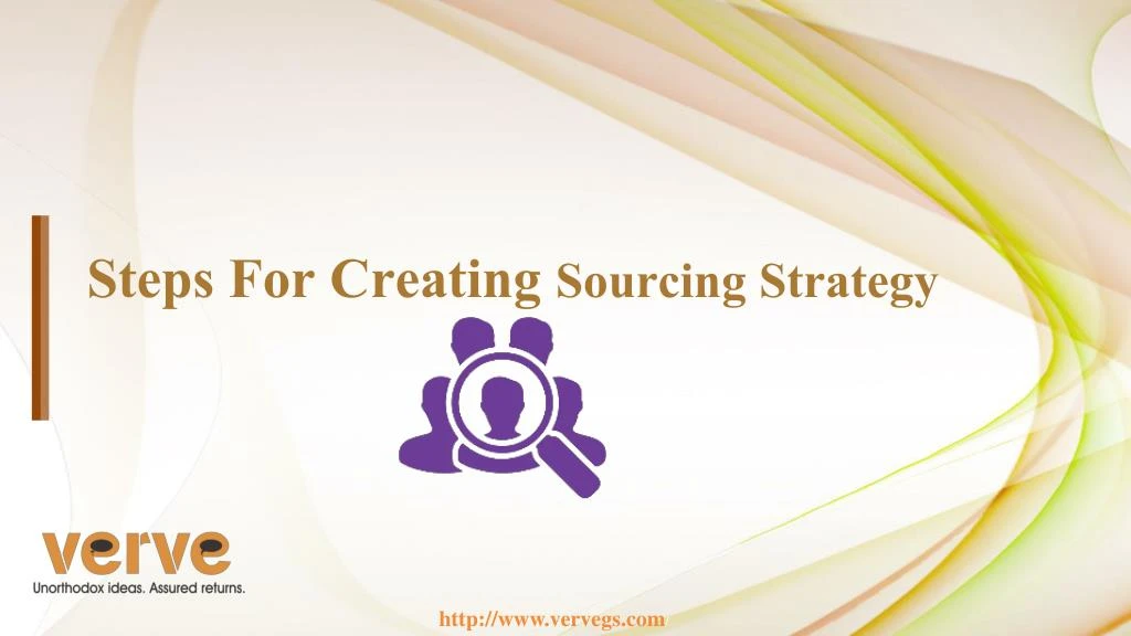 steps for creating sourcing strategy