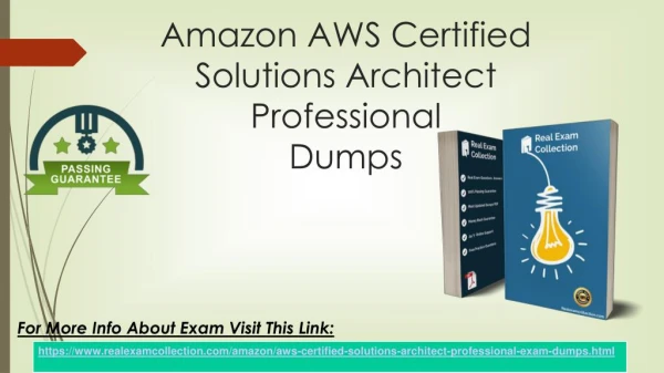 Amazon AWS Certified Solution Architect Professional Pass4sure Exam Braindumps