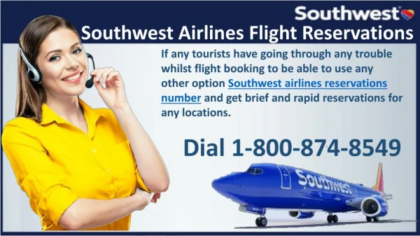Contact Southwest Airlines reservations phone Number 1-800-874-8549
