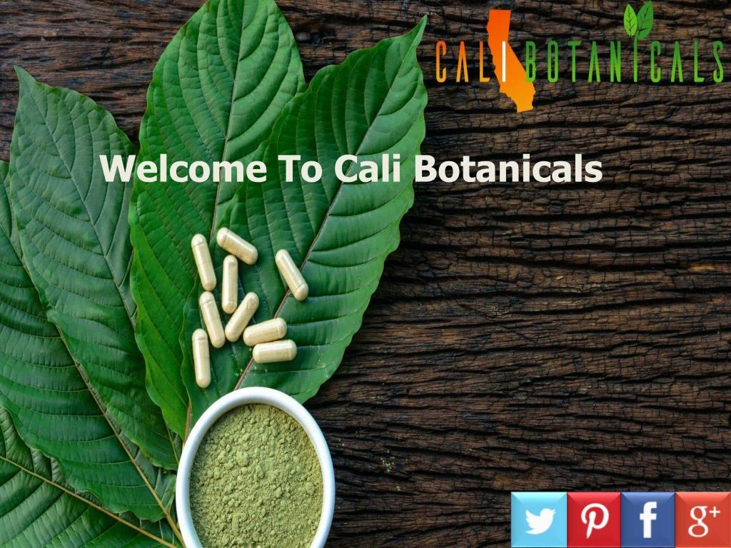 welcome to cali botanicals