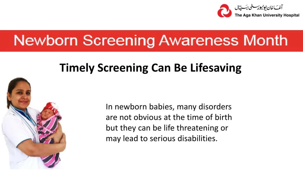 timely screening can be lifesaving