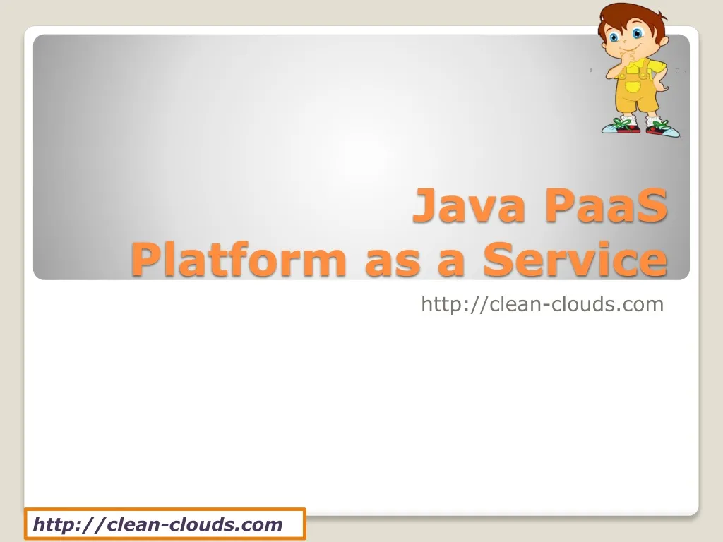 java paas platform as a service