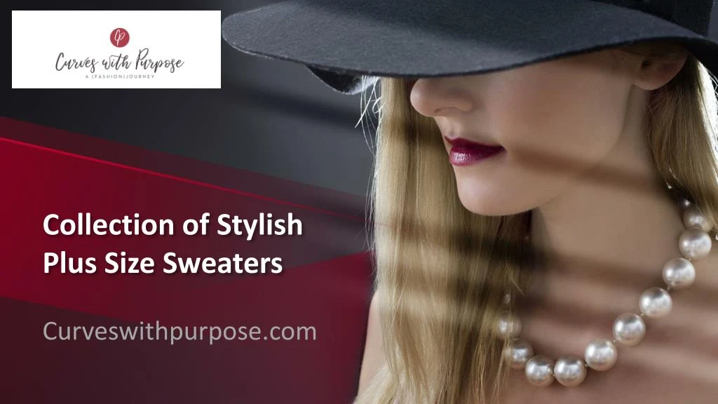 collection of stylish plus size sweaters