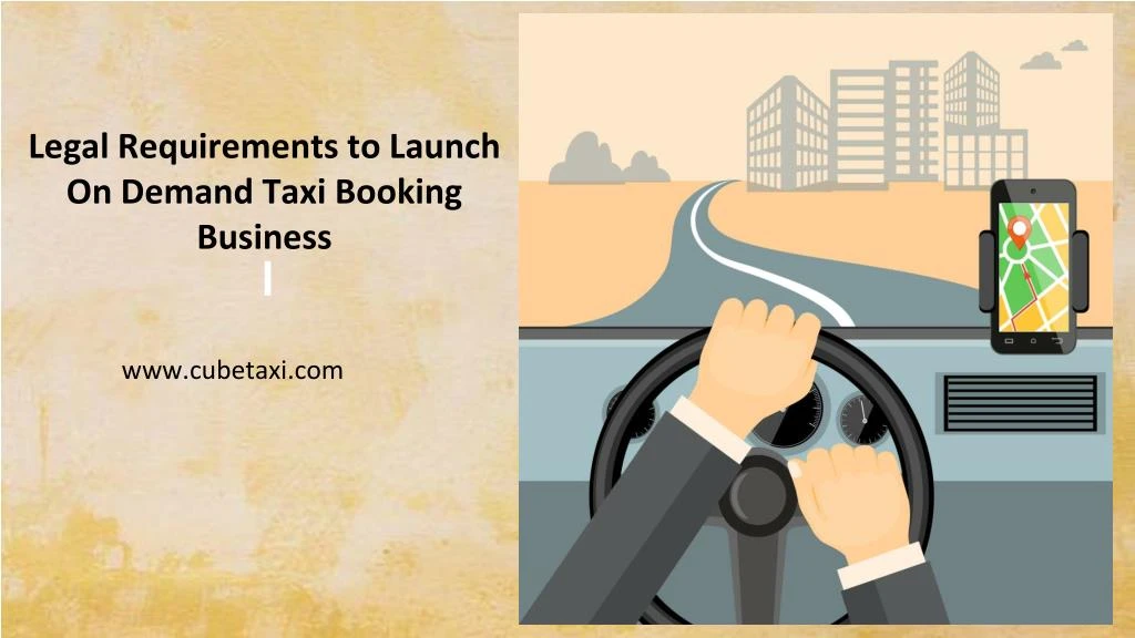 legal requirements to launch on demand taxi
