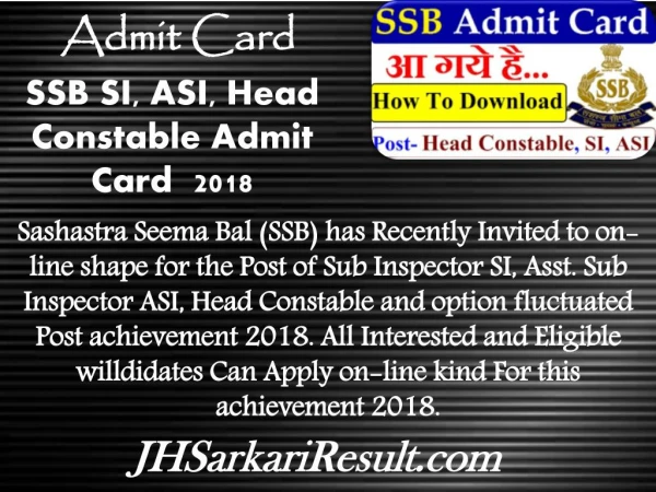 admit card