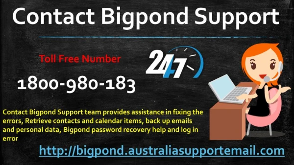 Contact Bigpond Support 1-800-980-183 | For Technical Error