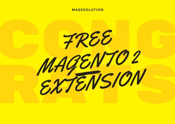 Free Magento 2 Extension Magesolution