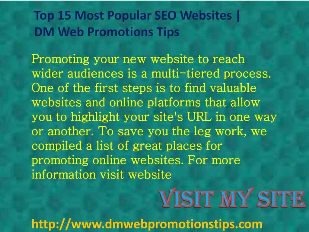 top 15 most popular seo websites