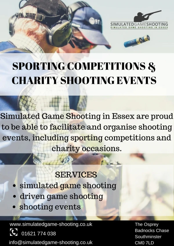 SPORTING COMPETITIONS & CHARITY SHOOTING EVENTS