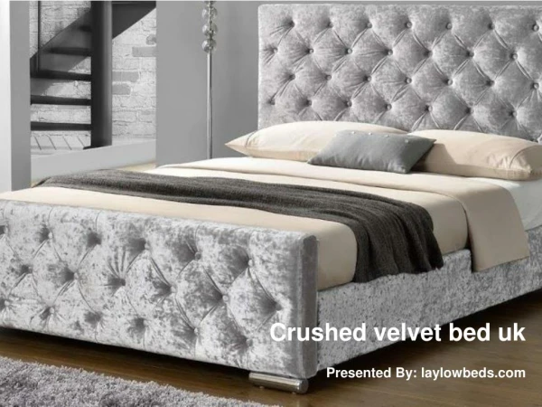Crushed velvet bed uk
