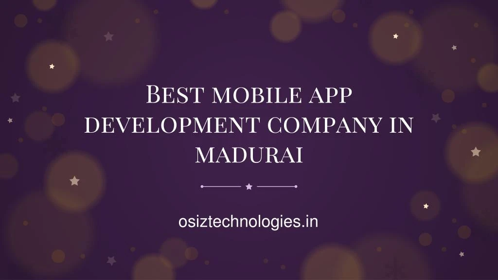 best mobile app development company in madurai