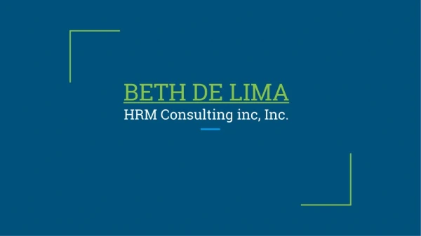 Beth De Lima HRM Consulting