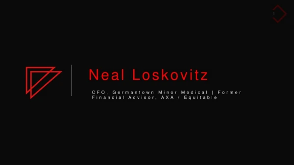 Neal Loskovitz - Working at Germantown Minor Medical as a CFO
