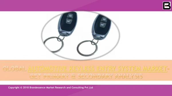 Automotive Keyless Entry System Market Forecast 2024 New Research Report
