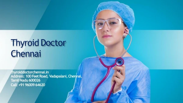 Thyroid Doctor in Chennai