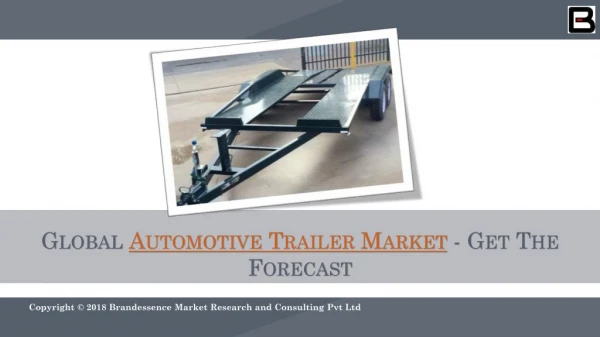 Global Automotive Trailer Market 2018 Market Research Report