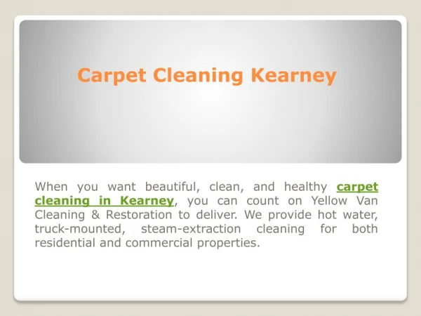 Carpet Cleaning Kearney