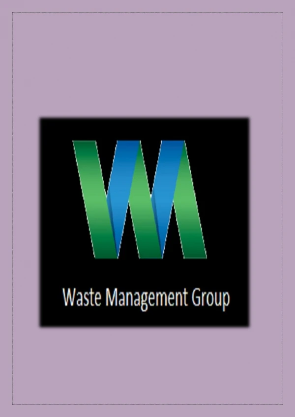 Business Waste Removal - Waste Management Group