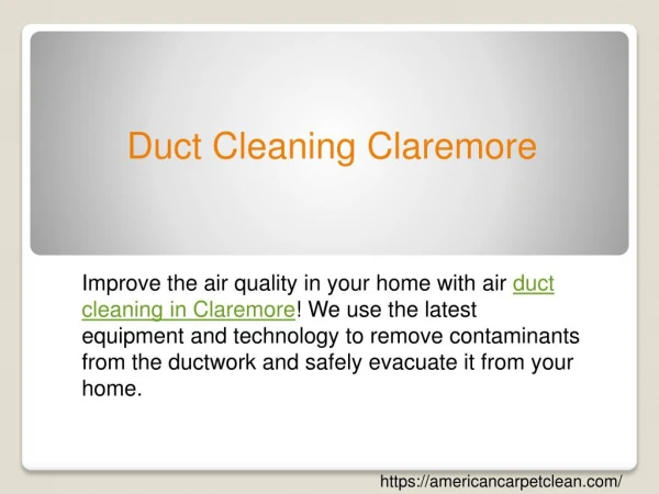 Duct Cleaning Claremore