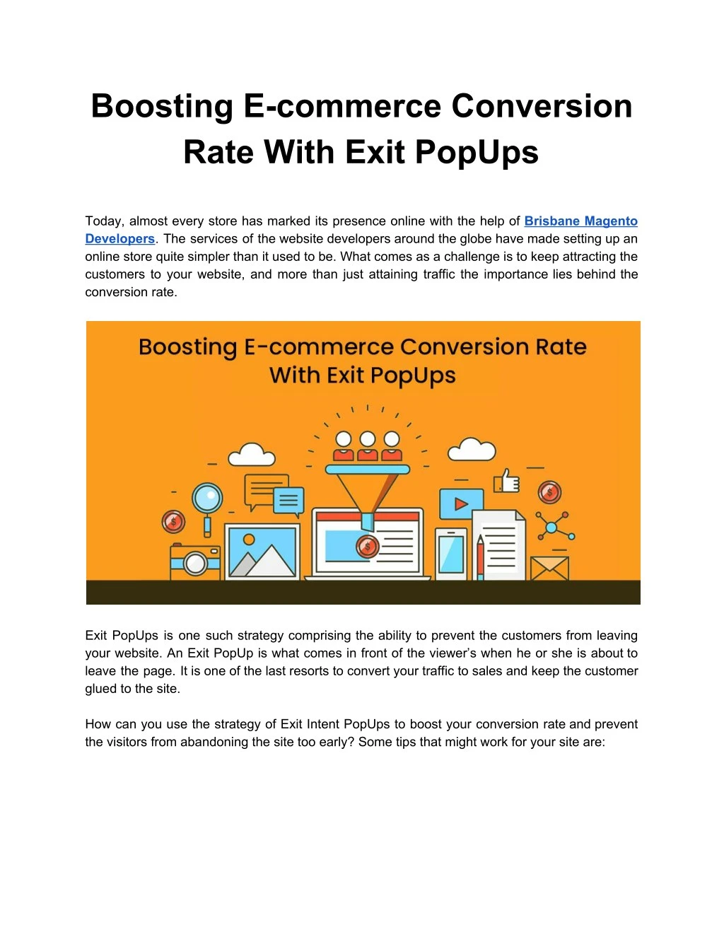 boosting e commerce conversion rate with exit