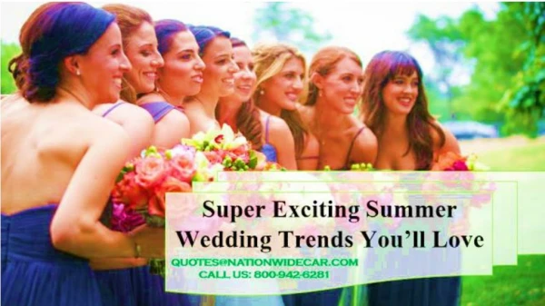 Super Exciting Summer Wedding Trends With Charter Bus Baltimore You’Ll Love