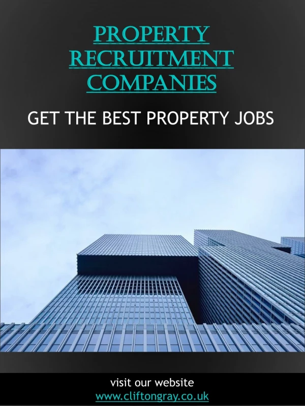 Property Recruitment Companies